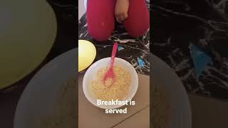 Breakfast with my daughter 😍💕 #youtubeshorts #momlife #bigsisterchallenge #breakfast