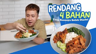 Rendang 4 Bahan Yang Rasanya Boleh Diadu!