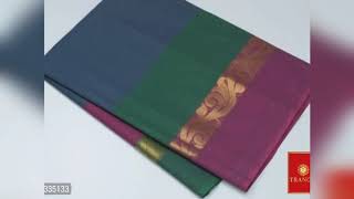 Tranoli 80s Count Chettinadu Cotton Woven Border Sarees