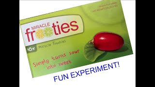 Miracle Fruit - How to trick your tastebuds (sour to sweet Experiment)