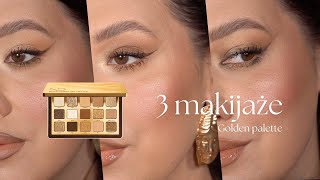 Test NOWOŚCI || 3 makijaże ✨ GOLDEN palette Natasha Denona ✨