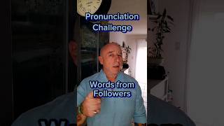 English Pronunciation Challenge 🔥 Words from followers 🔥 Can you pronounce these words correctly 🤔