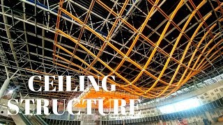 Glulam structure pt4. - Assembling hanging ceiling structure