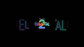 elemental 2 fan Made logo! #elemental #disney #movie #dreamworks #rubygillman #cinema #trolls