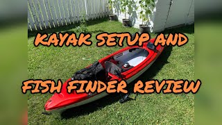 FISHING KAYAK SETUP | GARMIN STRIKER 5 UNBOXING