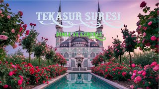 Tekasür suresi okunuşu Tekasür suresi dinle Tekasür suresi ezberle