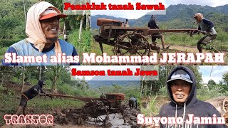 mbah Slamet dan mbah Jamin penakluk tanah sawah | Traktor