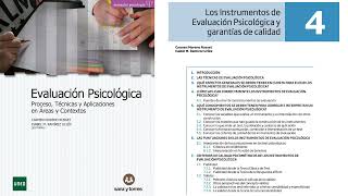 Evaluación Psicológica UNED - Tema 4, Parte 3