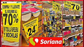 ‼️DESCUENTOS DEL 70% 😱 EN ÚTILES ESCOLARES 📚✏️ EN SORIANA MERCADO 🧡💲🤑‼️