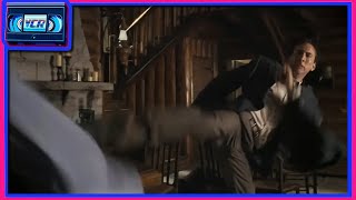 Nic Cage knocks out Leelee Sobieski with a kick... | The Wicker Man (2006) Scene