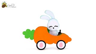 Carrot Car Box Card SVG Assembly Tutorial