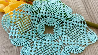 CROCHET LACE SQUARE MOTIF You'll Love This Flashy and Super Easy Pattern