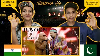 Indian Reaction | Junoon Concert | Saeen | Karachi Concert | Amazing Song and Beat  🇵🇰