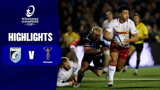 Instant Highlights - Cardiff Rugby v Harlequins Round 3 │ Investec Champions Cup 2023/24