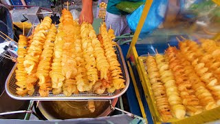 Amazing Spiral Potato with Cheese | Street Food | Philippines