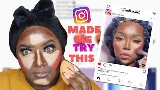 INSTAGRAM MADE ME TRY THIS MAKEUP TECHNIQUE |UNDERPAINTING