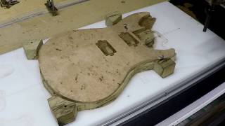 CNC Guitar Body Time-Lapse of our new model for NAMM 2019