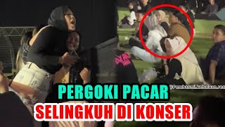 Viral Wanita ini Pergoki Pasangannya Selingkuh saat Nonton Konser, Diteriakin 'Mokondo'