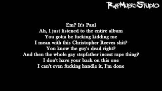 Eminem - Paul (Skit) | Lyrics on screen | Full HD