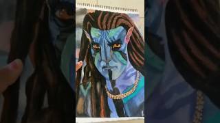 how to draw Mr.Jake sully from avatar movie #shorts  #khyatihegde