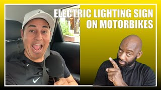 S09 E028 Electric lighting sign on motorbikes  | Taxi Chronicles Podcast