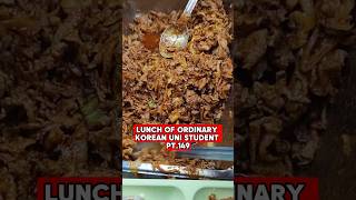 Lunch of Ordinary Korean University Student pt.149 #food #foodie #mukbang #lunch #shorts