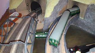 68. Trains Over the Canal from Above the Roadbridge