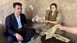 KURDISH PIZZA | Making Kurdish Pizza (KALANE) in Village | Nomadic Lifestyle