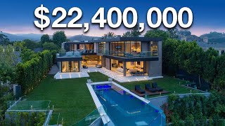 Inside a $22,400,000 Architectural Bel Air Mansion!