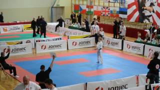 Krawców Alan   eliminacje 3  Taikyoku _ "One World One Kyokushin" Limanowa 2016