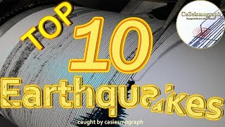 Top 10 Earthquakes CAUGHT