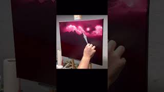 Trichromatic Bob Ross Style oil Painting # #art #artist #painting #artshorts #artwork #easy #arts