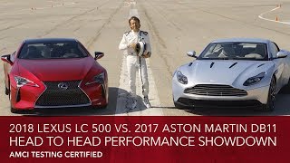 2018 Lexus LC 500 vs. 2017 Aston Martin DB11