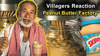 Tribal People React To HARVESTING AND PROCESSING OF PEANUT | PEANUT BUTTER MACHINES