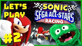 Let's Play Sonic & SEGA All-Stars Racing! - Part 2! "Oh No!"