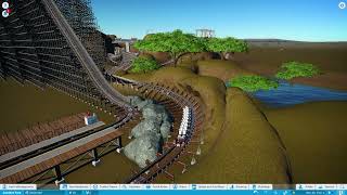 what the tallest inversion on a wooden coaster would look like