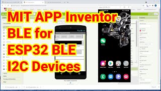 Develop ESP32 BLE Phone App(MIT APP Inventor) for I2C devices part3