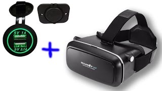 Мои посылки из Китая - Blitz Wolf VR 3d  Очки виртуальной реальности + USB зарядное для авто