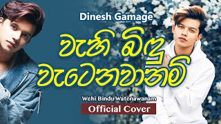 Wahi Bindu Watenawanam | Dinesh Gamage -  Lyrics Music Video