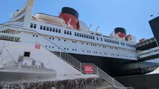 Queen Mary Ship Dock Area Long Beach California