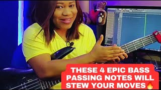 These 4 epic bass passing notes will stew your moves