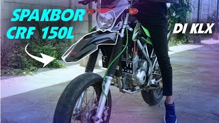 CARA PASANG SPAKBOR CRF 150 L DI KLX 150 G I Supermoto modif