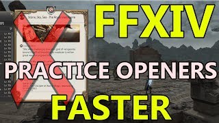 DON'T USE Stone, Sky, Sea! Practice your OPENERS this way! FFXIV Optimizations.