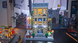 Adding Lights to the Lego Modular Police Station!