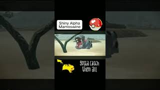 Shiny Alpha Momoswine 😊 #pokemon #pokemongo #trending #reels