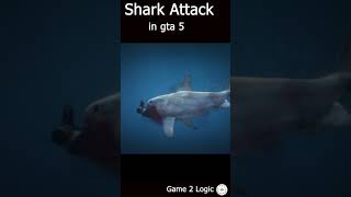 Shark Attack in gta 5 #shorts