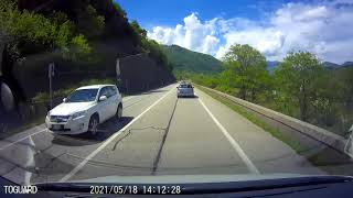 IT-SR348 | Pederobba Onigo North Face to Quero centrrale Enel (SS Feltrina) | DashCam 14/06/2021