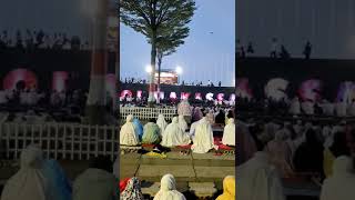 Shubuh Berjamaah di Pantai Losari Makassar #shubuh #shalat #berjamaah