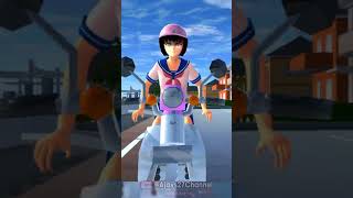 Cantik cantik ko bawa sepeda 🚴 • Sakura school • #sakuraschoolsimulator #sss #sepeda