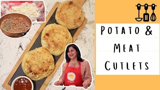 Potato & Meat Cutlets | Batata Champ | Quick & Easy Recipe | (Burp)ees